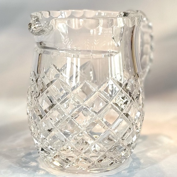 Gorgeous Vintage Ceska “Canterbury” Bohemian Crystal 5” Pitcher - Perfect - Picture 11 of 16